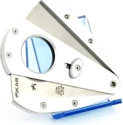 Cortador Xikar 1 com duas lâminas Xi1, prata