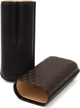 Estojo para charuto Davidoff R-2 - couro marrom