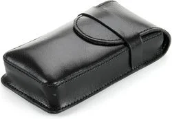 Estojo em couro para 3 charutos Buffalo - Preto