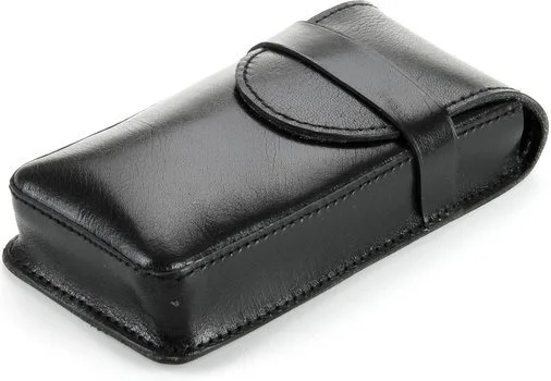Estojo em couro para 3 charutos Buffalo - Preto