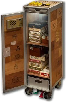 Gabinete trolley para charuto Adorini