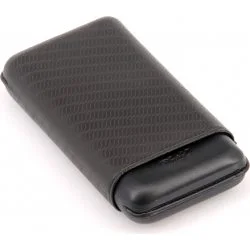 Estojo para charutos Davidoff XL-3 couro preto