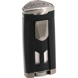 Isqueiro Xikar três chamas preto fosco