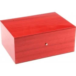 Humidor Gentili Vermelho para 10 Charutos