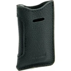 adorini capa em couro preto para Isqueiros S.T. Dupont Slim
