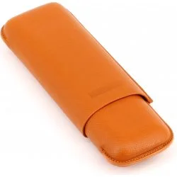 Estojo de couro Martin Wess Double Toro Giant Orange
