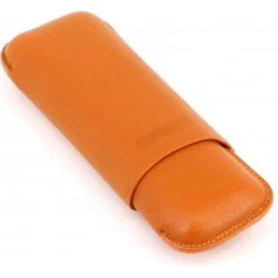 Estojo para Cigarrilha Martin Wess Duplo Robusto Dante Laranja