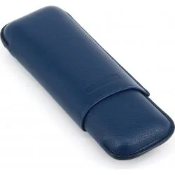 Estojo para charutos Martin Wess Dante Duplo Robusto Azul