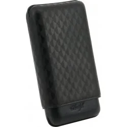 Estojo para charutos Davidoff Curing XL-3 Couro Preto