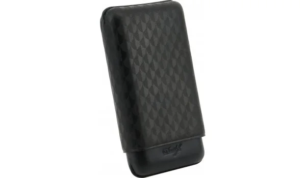 Estojo para charutos Davidoff Curing XL-3 Couro Preto
