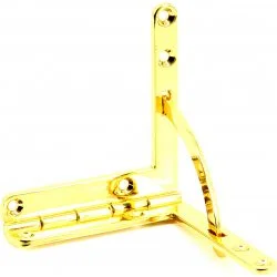 Dobradiça quadrante banhada à ouro- Grande 60 x 56 mm