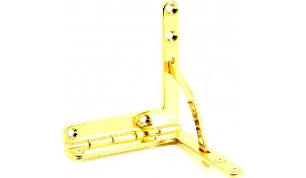 Dobradiça quadrante banhada à ouro- Grande 60 x 56 mm