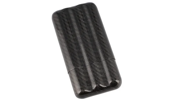 Caixa de Charutos de Fibra de Carbono para 3 Charutos