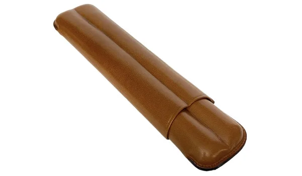 Estojo de charuto Martin Wess Couro 494 Cabra Havane