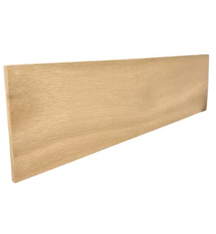 Folheado de madeira Okume 370 mm x 100 mm x 5 mm