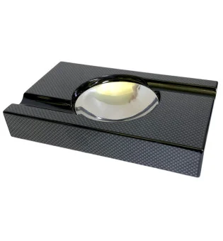 Cinzeiro para charutos Carbon Design alto brilho