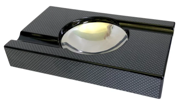 Cinzeiro para charutos Carbon Design alto brilho