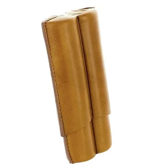 Estojo para charutos Lubinski Couro 2 Conhaque Robusto
