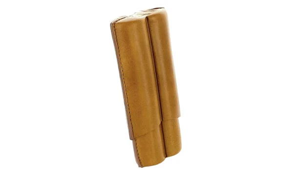 Estojo para charutos Lubinski Couro 2 Conhaque Robusto