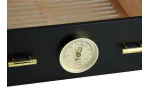 Gaveta para adorini Humidor Chianti médio preto com orifício para higrómetro foto 7