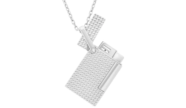 Colar S.T. Dupont Isqueiro Prata K27066CH