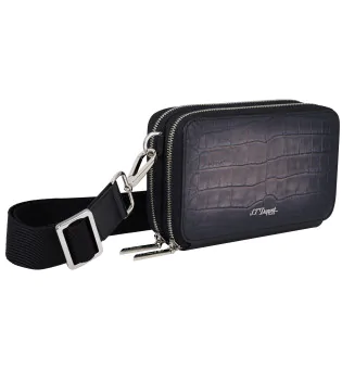 Bolsa transversal para charutos S.T. Dupont Le Grand Atelier preta 141052