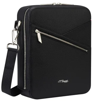 Bolsa transversal para charutos S.T. Dupont Neo Capsule preta 141003