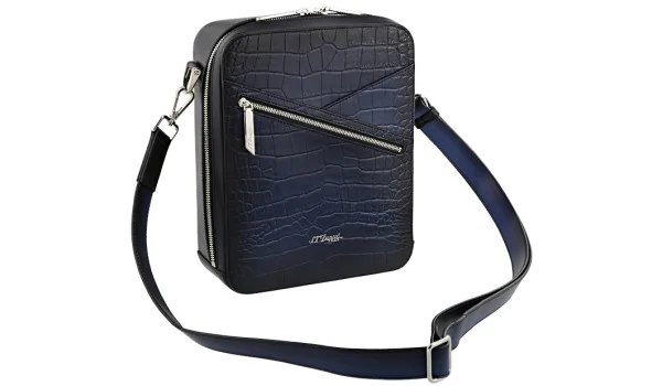 S.T. Dupont Le Grand Atelier Bolsa de charuto transversal azul 141353
