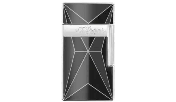 Isqueiro S.T. Dupont Biggy Fire X Preto Cromado 025070