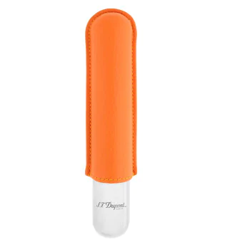 Estojo para charutos S.T. Dupont Laranja Cromado 183166