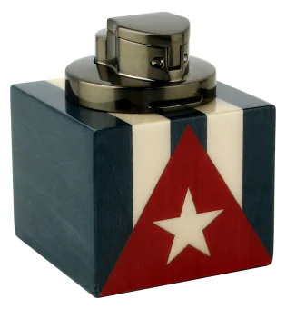 Isqueiro a jato de mesa adorini Cuba Te Amo