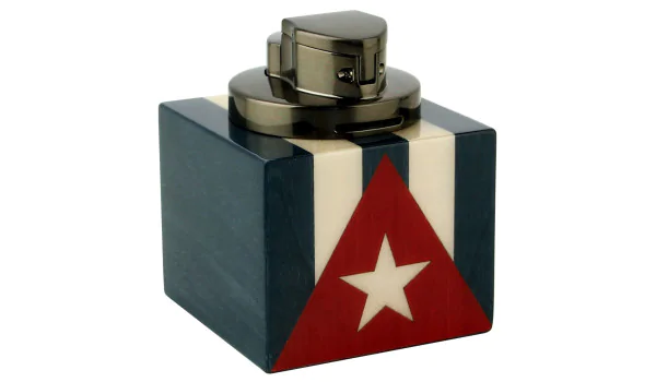 Isqueiro a jato de mesa adorini Cuba Te Amo