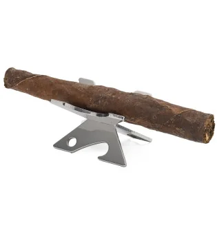 Suporte para charutos Fox Senta aço inoxidável polido 745