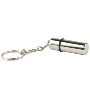 Chaveiro com cortador e perfurador prata