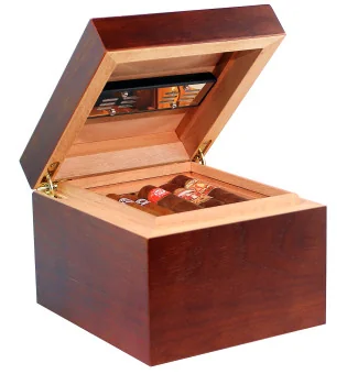 Humidor Vedado Marrom com umidificador