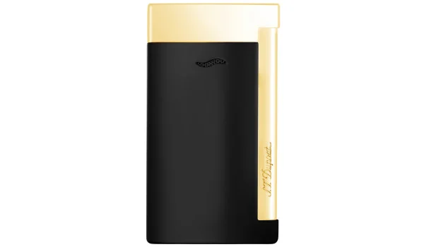 Isqueiro S.T. Dupont Slim 7 - Preto/Dourado