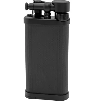 Isqueiro de cachimbo IM Corona Old Boy preto fosco granulado