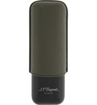 Estojo para 2 charutos S.T. Dupont Kaki Matte Black 183249