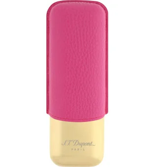 Estojo para charutos S.T. Dupont para 2 charutos rosa/dourado 183245