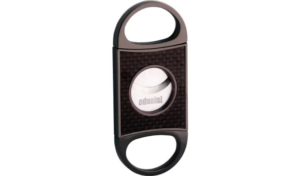 cortador de lâmina dupla adorini gun metal edição especial carbono