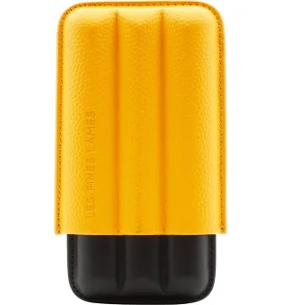 Estojo para charutos Les Fines Lames Trio Amarelo