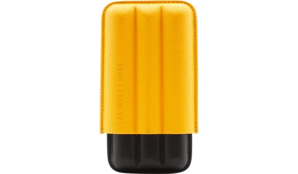 Estojo para charutos Les Fines Lames Trio Amarelo