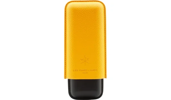 Estojo para charutos Les Fines Lames Duo Amarelo