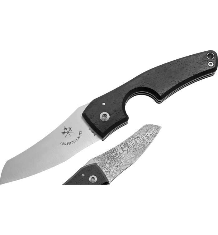 Les Fines Lames Le Petit Compass Faca de charuto de ébano