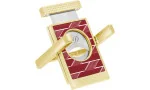 Cortador e Suporte para Charutos S.T. Dupont Monograma 1872 Bordeaux Vermelho 003478