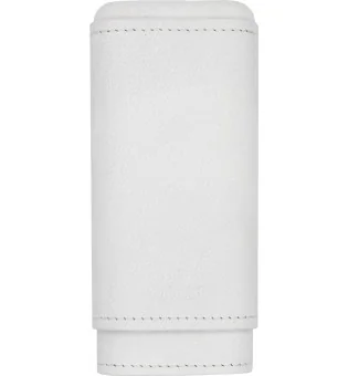 Estojo para charutos adorini em couro legítimo para 2-3 charutos, branco