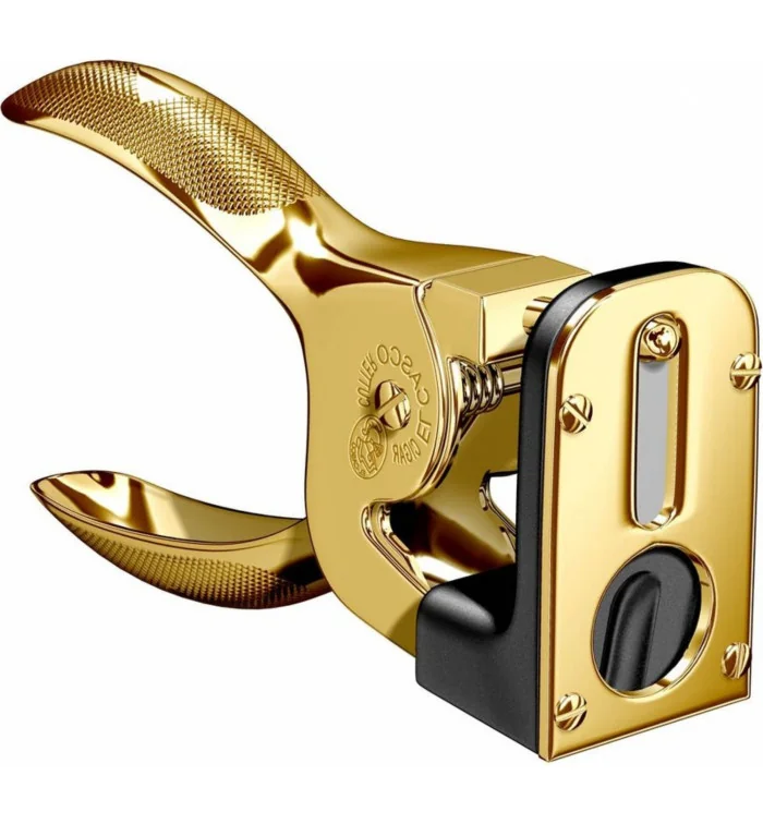 Cortador de charutos El Casco em ouro 23K preto M 765 LN