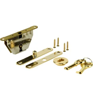 Conjunto de fechadura de cilindro de umidificador dourado