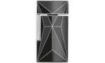 Isqueiro Biggy Fire X Preto Cromado 025277 da S.T. Dupont