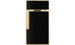 Isqueiro Biggy S.T. Dupont Preto Lacado Dourado 025222